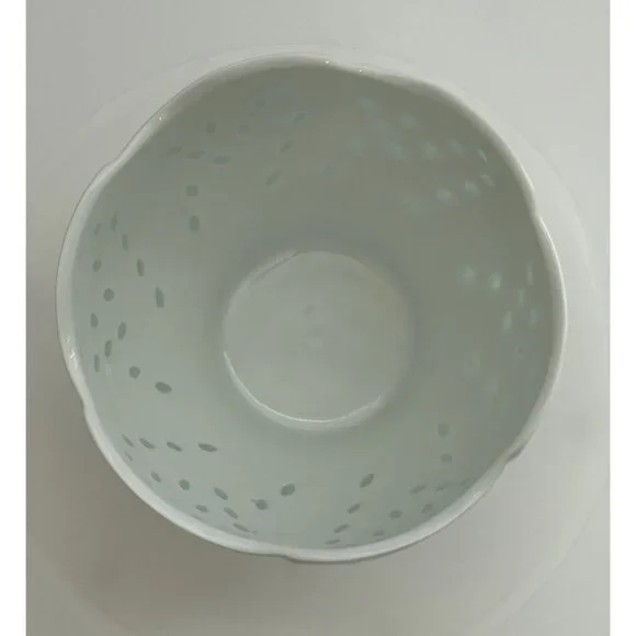 Vintage Dansk Willow Light Votive Candle Holder Gunnar Cyren White Translucent - Picture 4 of 7